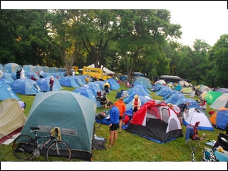 #1 Camping with 500 friends