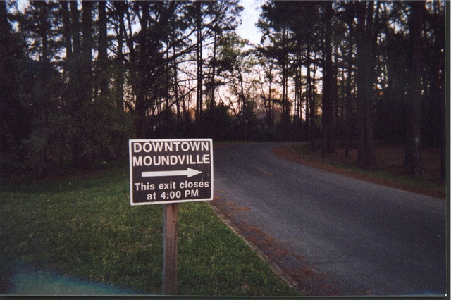 sign at Moundville