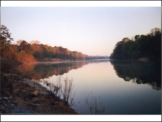 the Black Warrior River, Moundville, Alabama