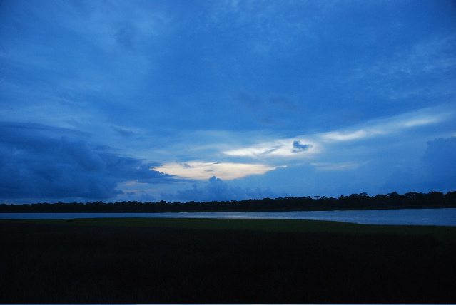 #19 blue sunset at East Slough